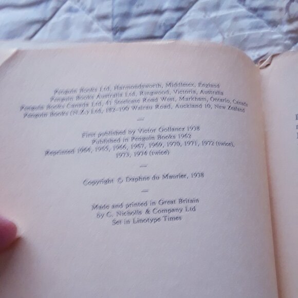 1974 Rebecca Daphne Du Maurier - Picture 7 of 7